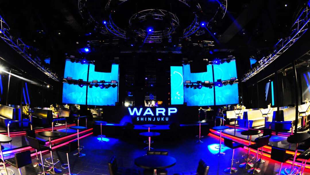WARP SHINJUKU top 10 nightclubs in japan
