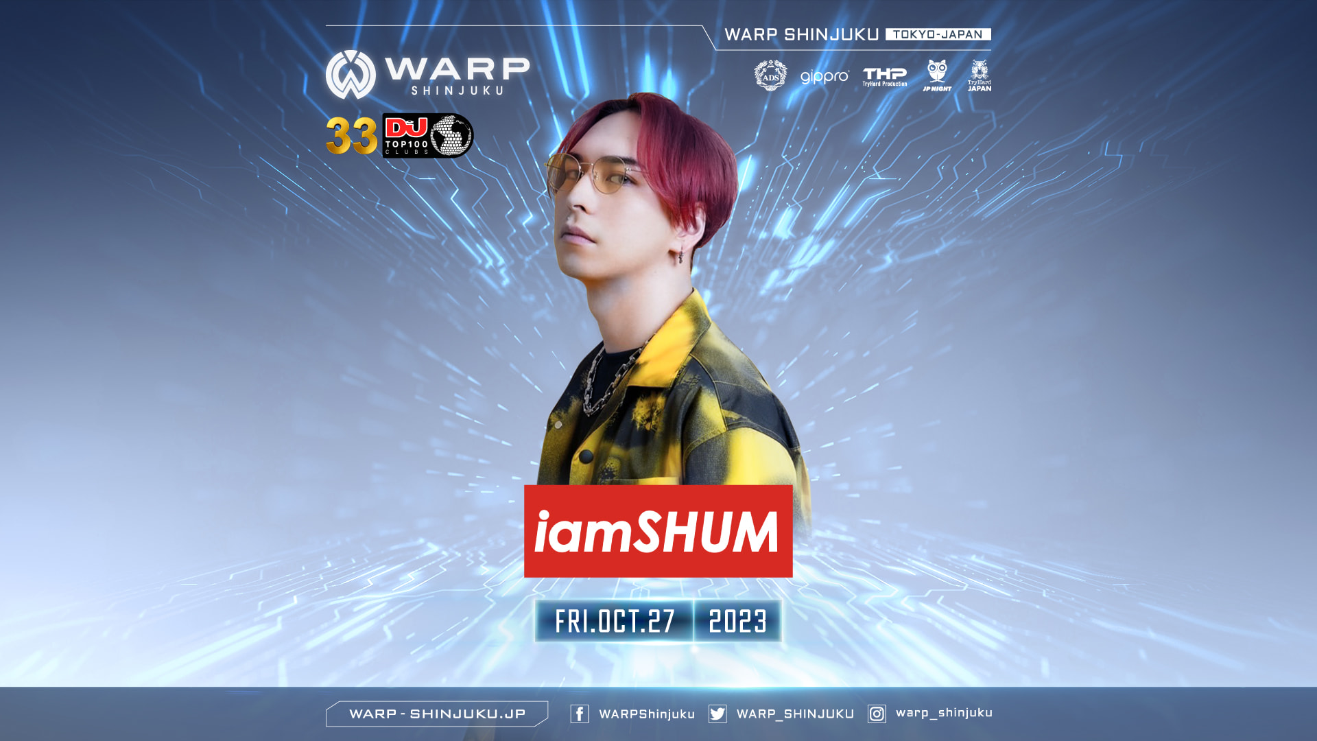 iamSHUM ｜ NightClub WARP SHINJUKU | ワープ新宿 Official Site